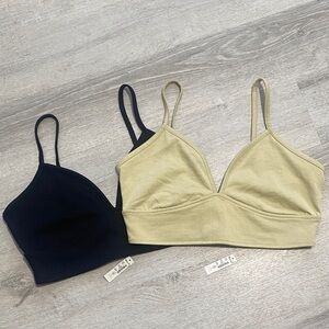 Madewell Black and Tan Women's Tops